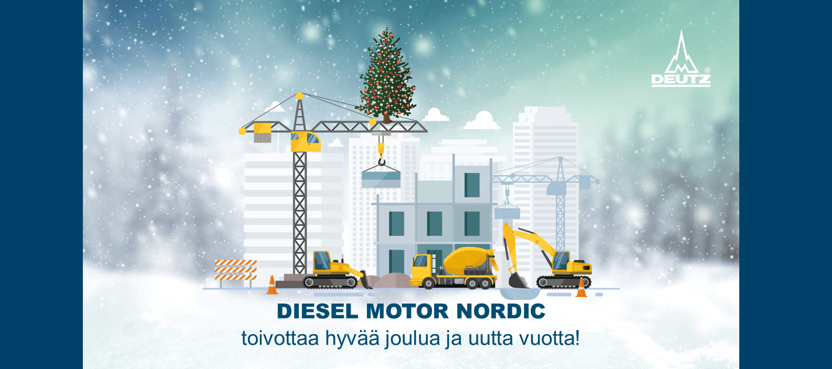 Diesel Motor Nordic toivottaa hyvää joulua ja uutta vuotta!